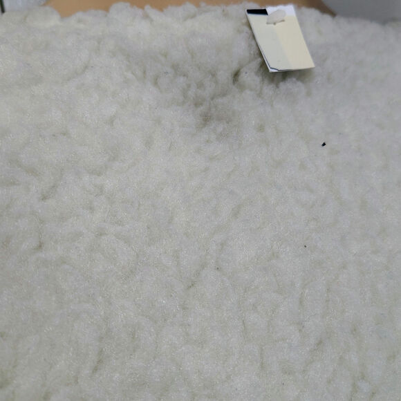 1960s Blue Denim Western Sherpa Vest Seams Brass Snaps Closure Pockets Size Med - Picture 9 of 9